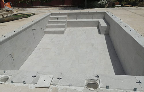 Pool construction